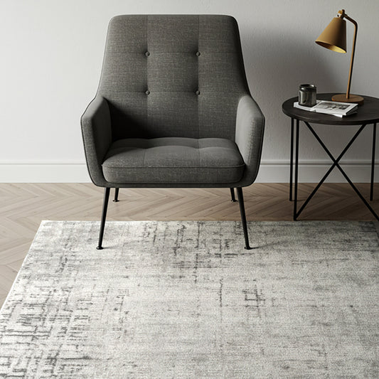Divina Area Rug, Aloma Cream & Gray, 6’6” x 9’