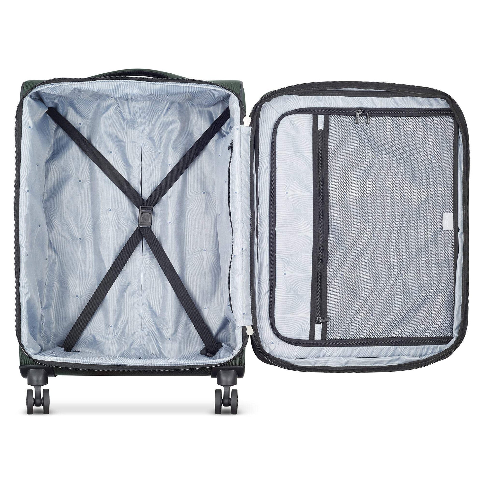 DELSEY PARIS Sky Max 2.0 24" Softside Spinner Luggage, Black