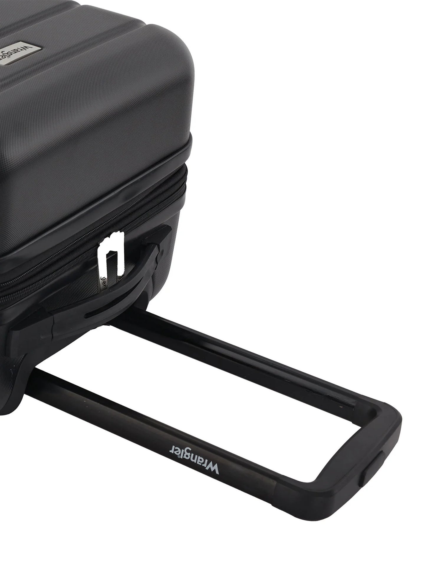 Wrangler 4-Piece 8-Wheel Expandable Hard Side Trunk-Style Luggage Set - Black