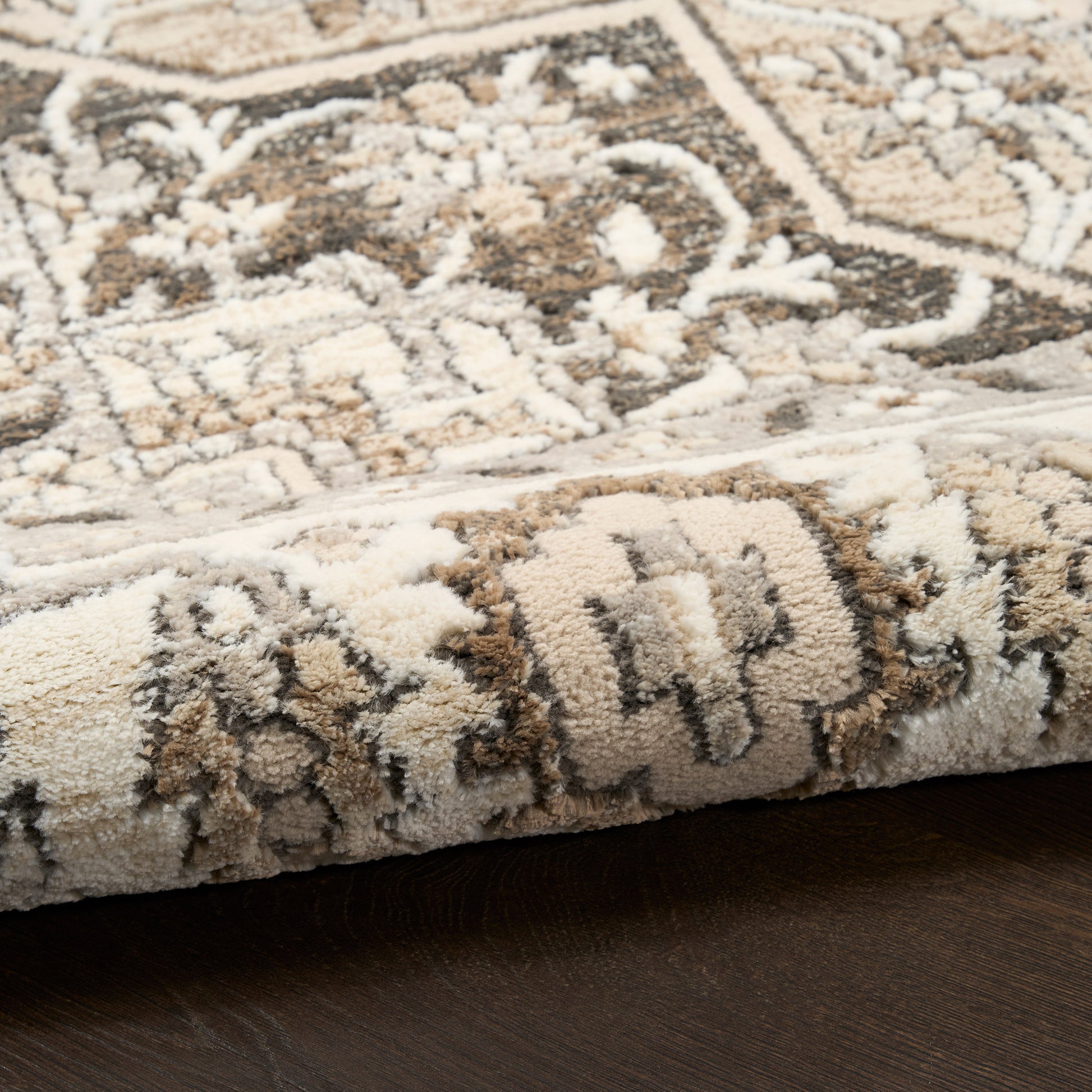 Nourison Briar Area Rug, Rose, 9’ x 12’