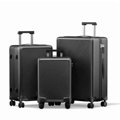 Luggage Sets 3 Piece Carry on Luggage with Spinner Wheels Hardshell Durable Suitcase with TSA Lock 20 24 28 inch Green