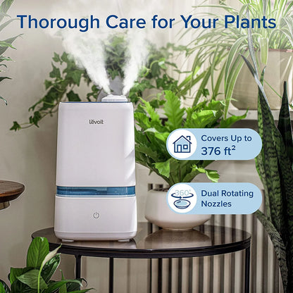 Levoit Cool Mist Humidifier Classic 200 for Room,4L for Bedroom, Cool Mist Vaporizer for Baby and Plants, with Essential Oil Tray, Automatic Shut-Off, Blue