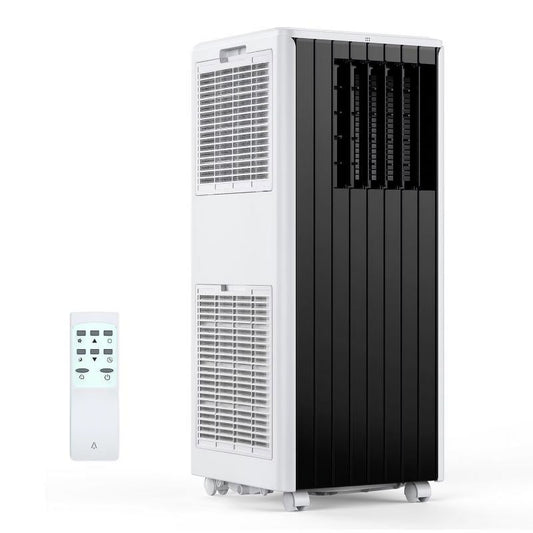LingStar Portable Air Conditioner 8000 BTU, Air Conditioners for Room up to 350 Sq.ft.(15x20 ft2), Compact Indoor AC Unit, Window Installation Kit & Remote Control for Home Office Dorm Black