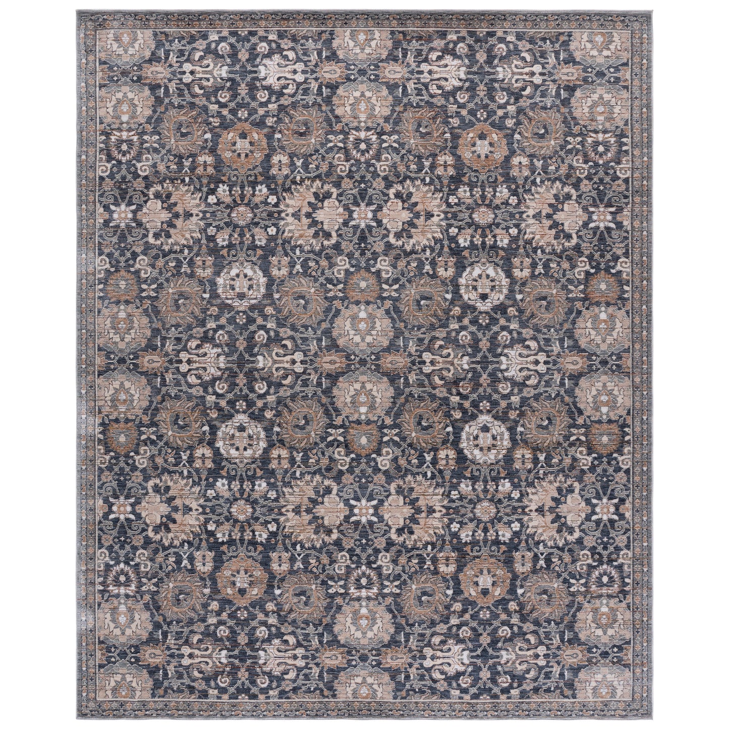 Safavieh Sutton Area Rug, Navy Brown, 8’ x 10’