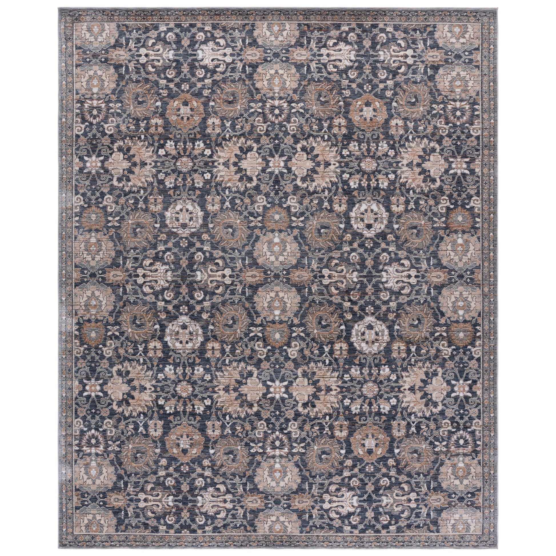 Safavieh Sutton Area Rug, Navy Brown, 8’ x 10’