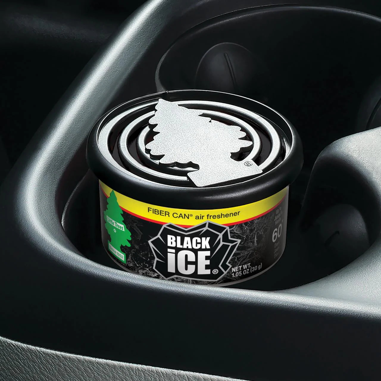 Little Trees Air Freshener Fiber Can Black Ice 1.05 oz