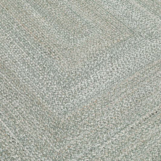 Obeetee Layla Braided Area Rug, Green, 5’ x 7’6”