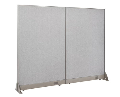 GOF Freestanding Office Partition-Straight Run w/Safety Legs (72"W x 60"H) Room Divider, Privacy Screen, Workstation Cubicle