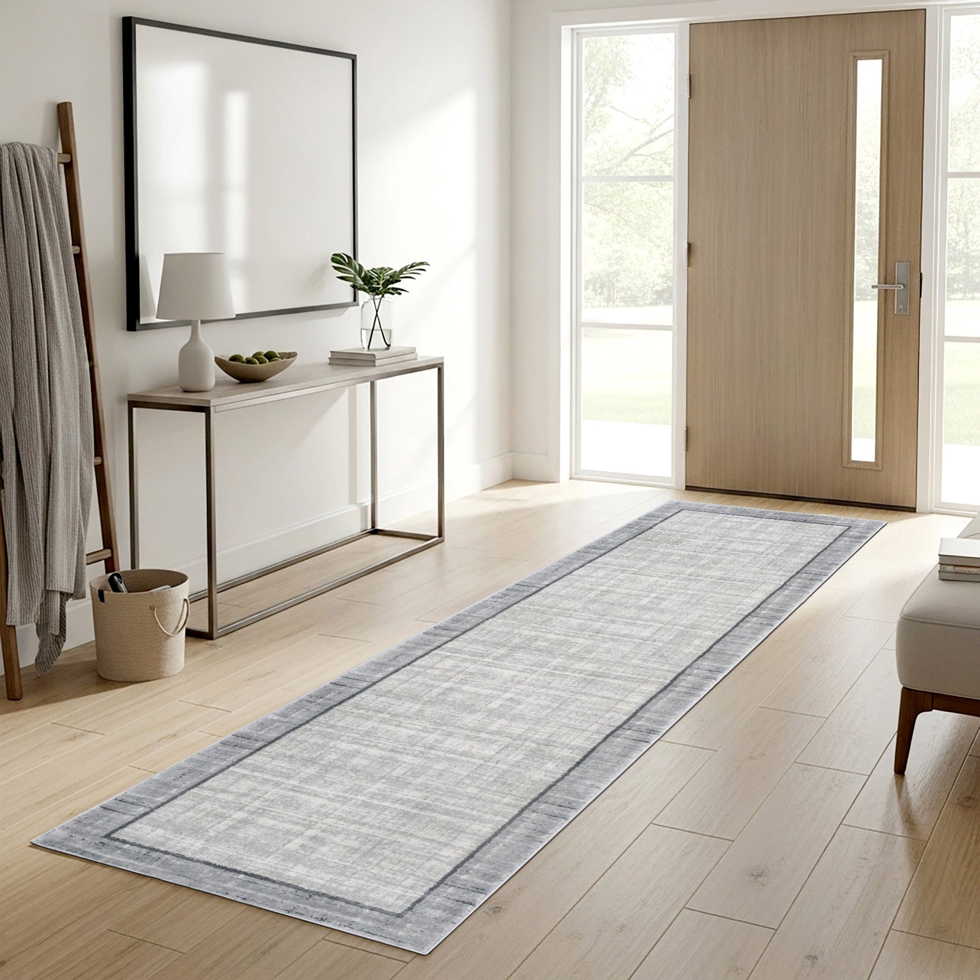 Eden Area Rug, Adelle Gray, 5’3” x 7’