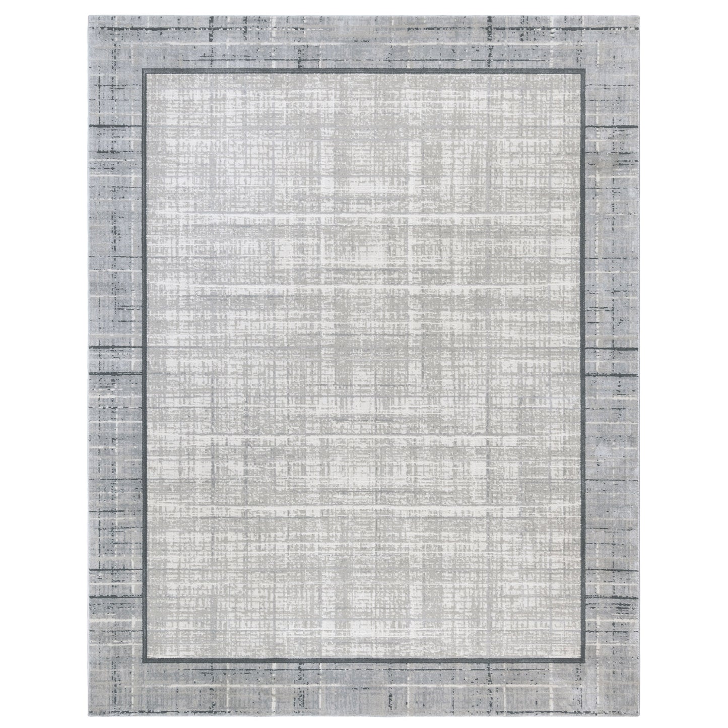 Eden Area Rug, Adelle Gray, 7’10” x 10’