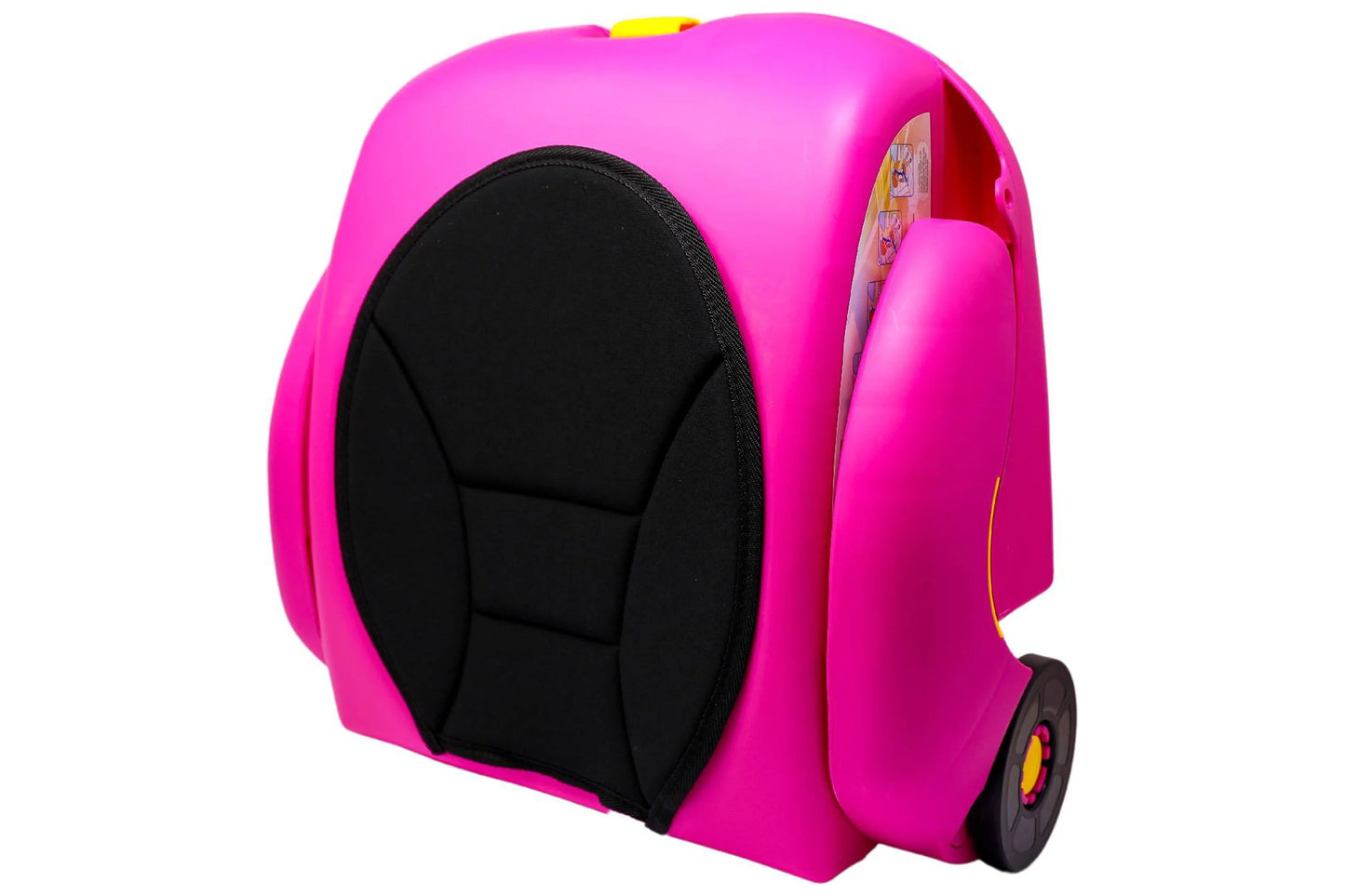 BABY VOYAGE Pull Along Luggage Case and Convertible Seat in One for Kids Going Places ( Pink )