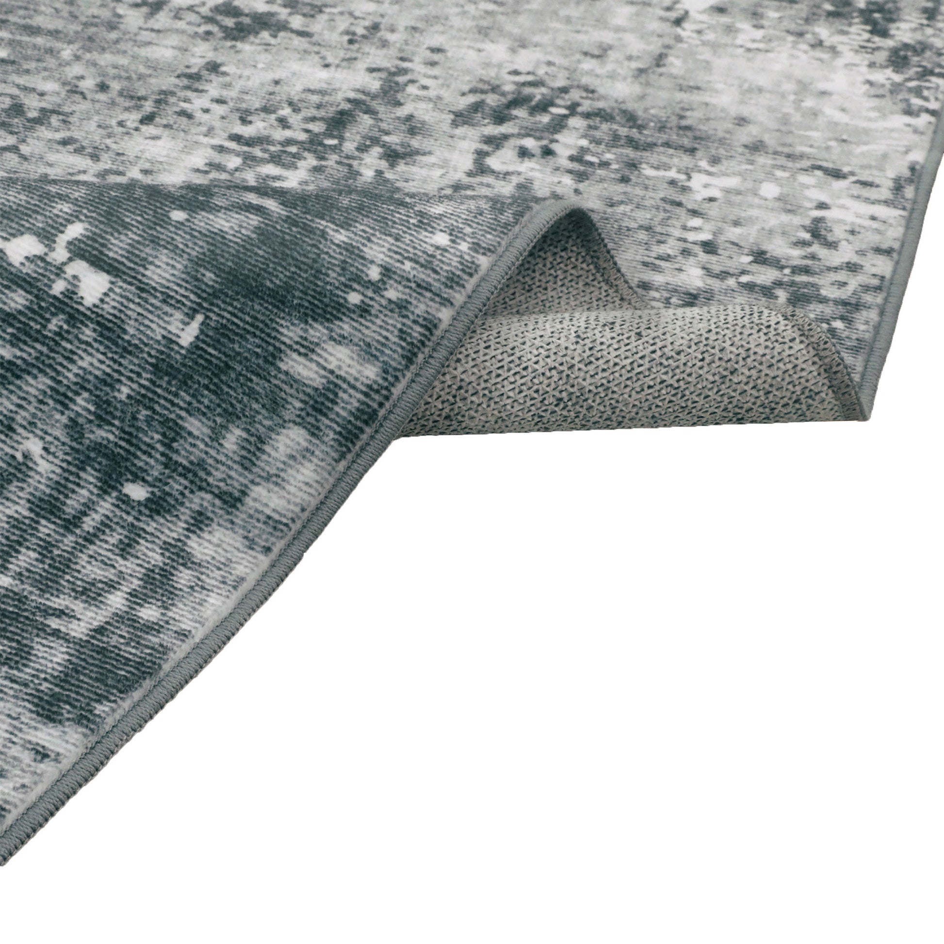 Wyatt & Ash Washable Indoor Area Rug, Jayden Gray 7'10' x 10'