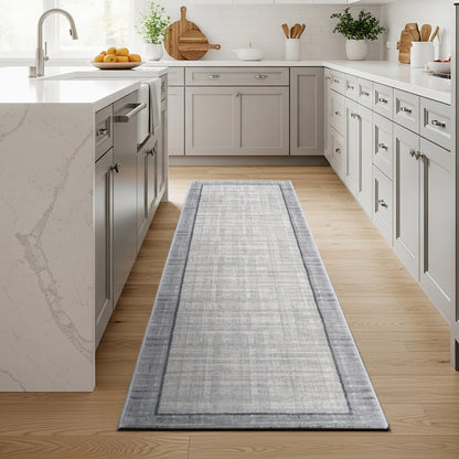 Eden Area Rug, Adelle Gray, 6’6” x 9’6”