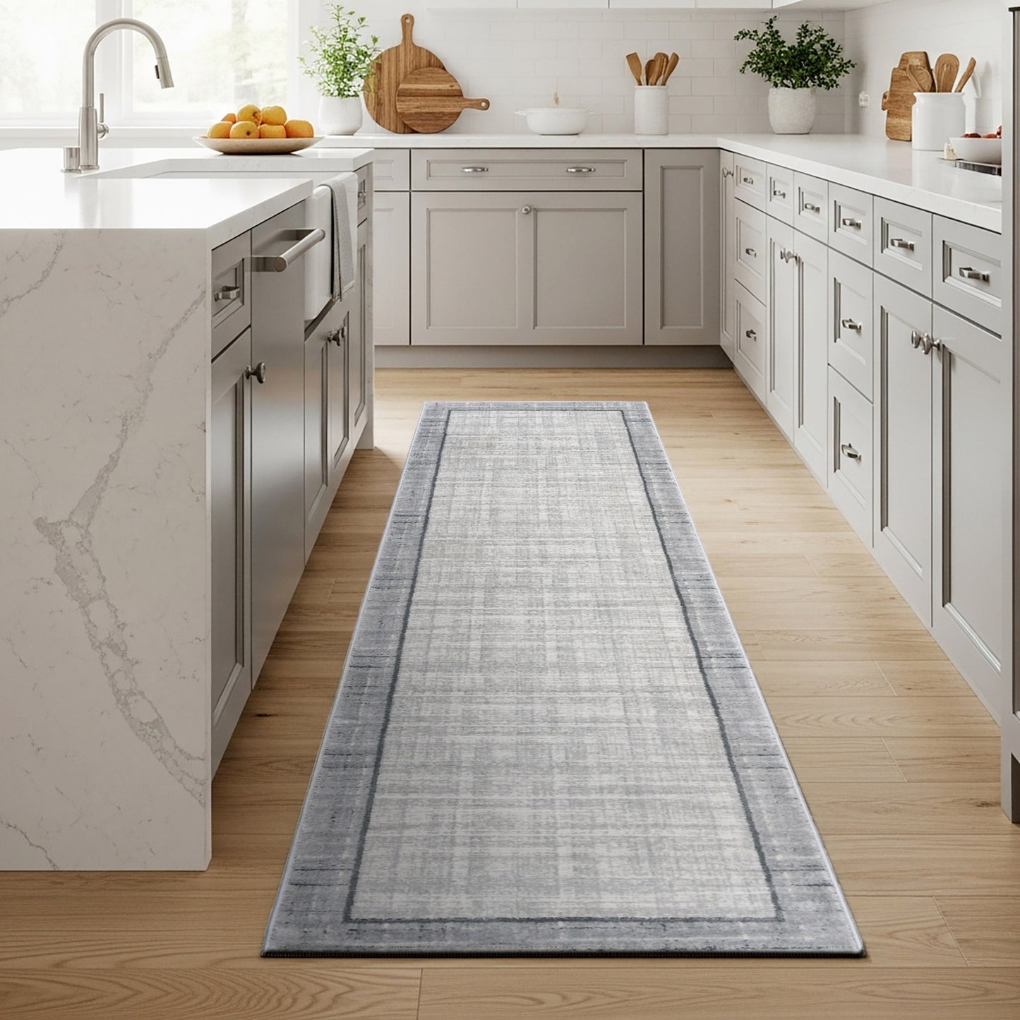 Eden Area Rug, Adelle Gray, 5’3” x 7’