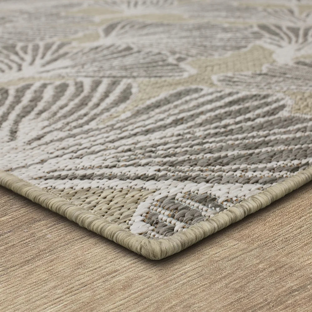 Mohawk Home Jade Butterfly Outdoor Area Rug, Beige, 5' 3" x 7' 6"