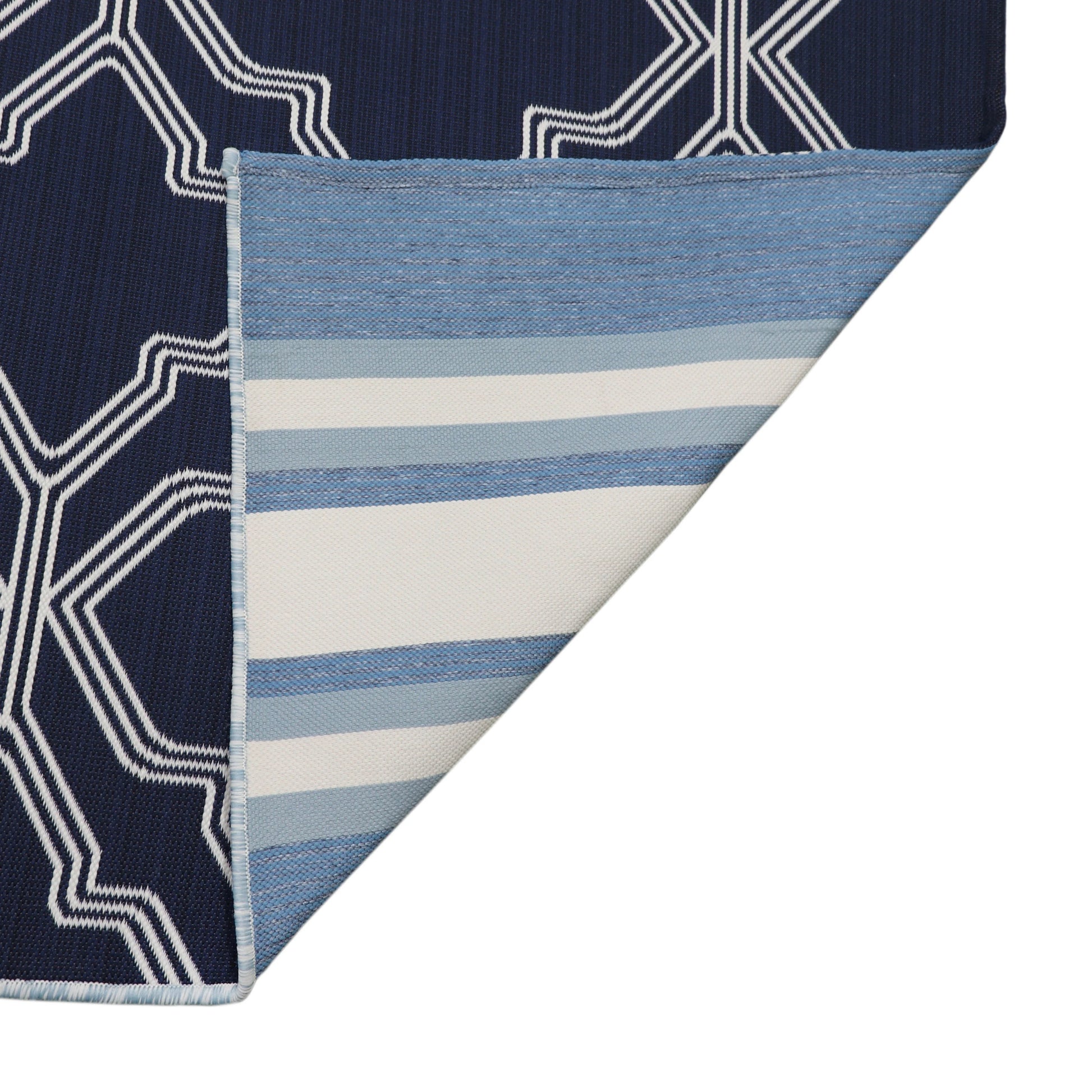 Better Homes & Gardens Trellis/Stripe Reversible Outdoor Rug