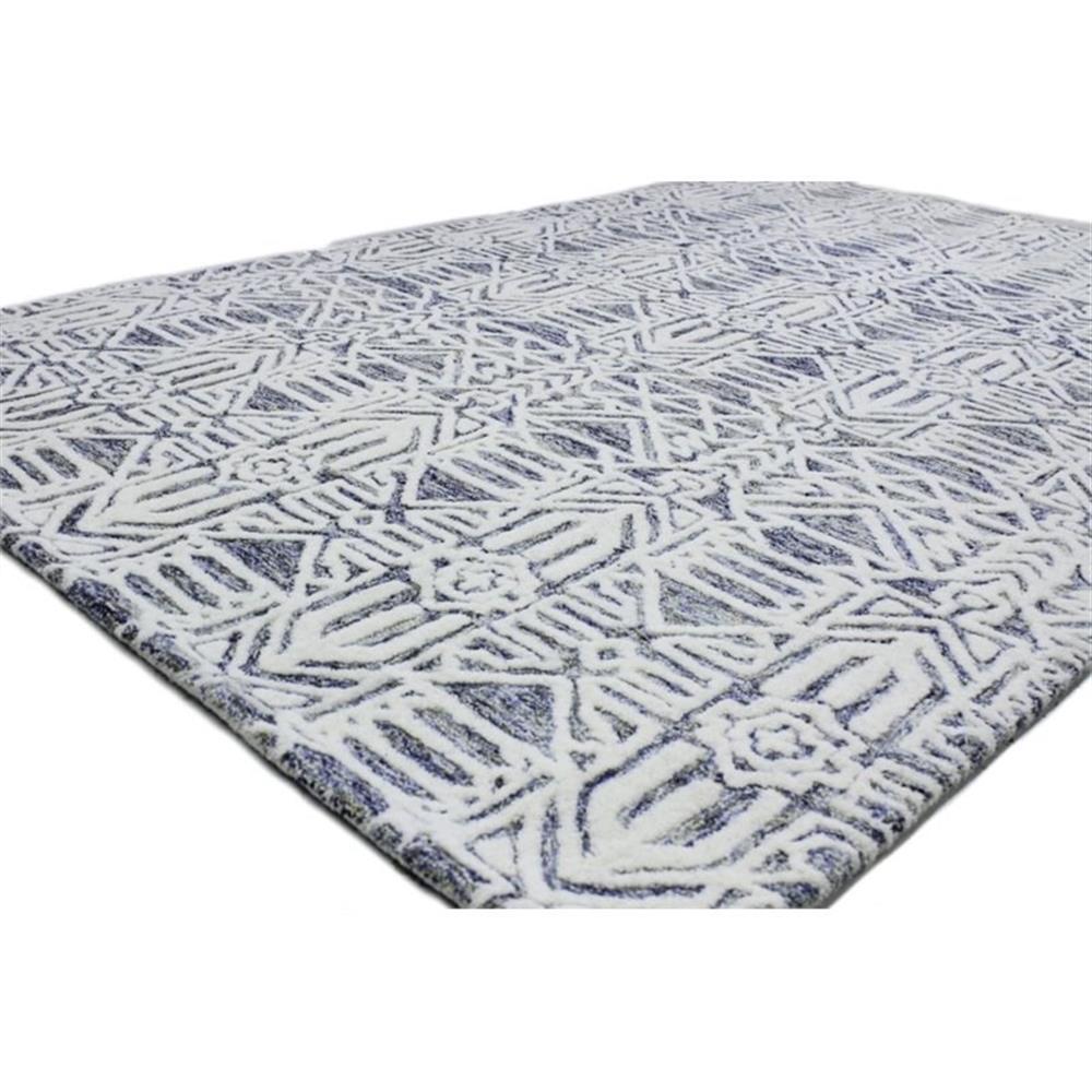 Bashian Verona Noland 3'6" x 5'6" Area Rug in Ivory and Blue