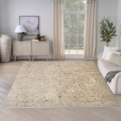 Nourison Antiqua Area Rug, Rose 9’ x 12’7”