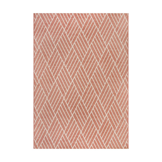 Better Homes & Gardens 7' x 10' Coral Diamond Outdoor Rug