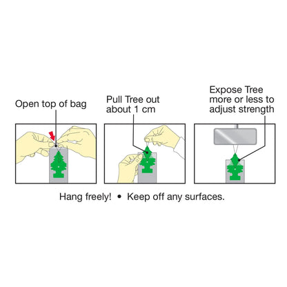 Little Trees Air Freshener Caribbean Colada Fragrance 3-Pack