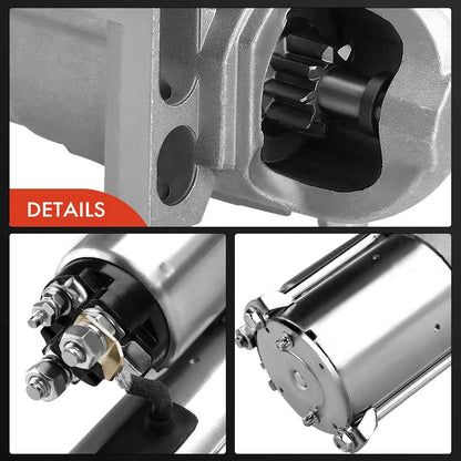 A-Premium Starter Motor Compatible with Chevy Malibu 08-14, Equinox 10-17, Impala 14, Cobalt 08-10, HHR 08-11 & GMC Terrain 10-17 & Buick LaCrosse, 2.0L 2.2L 2.4L, 12V 1.4KW 9-Tooth Clockwise