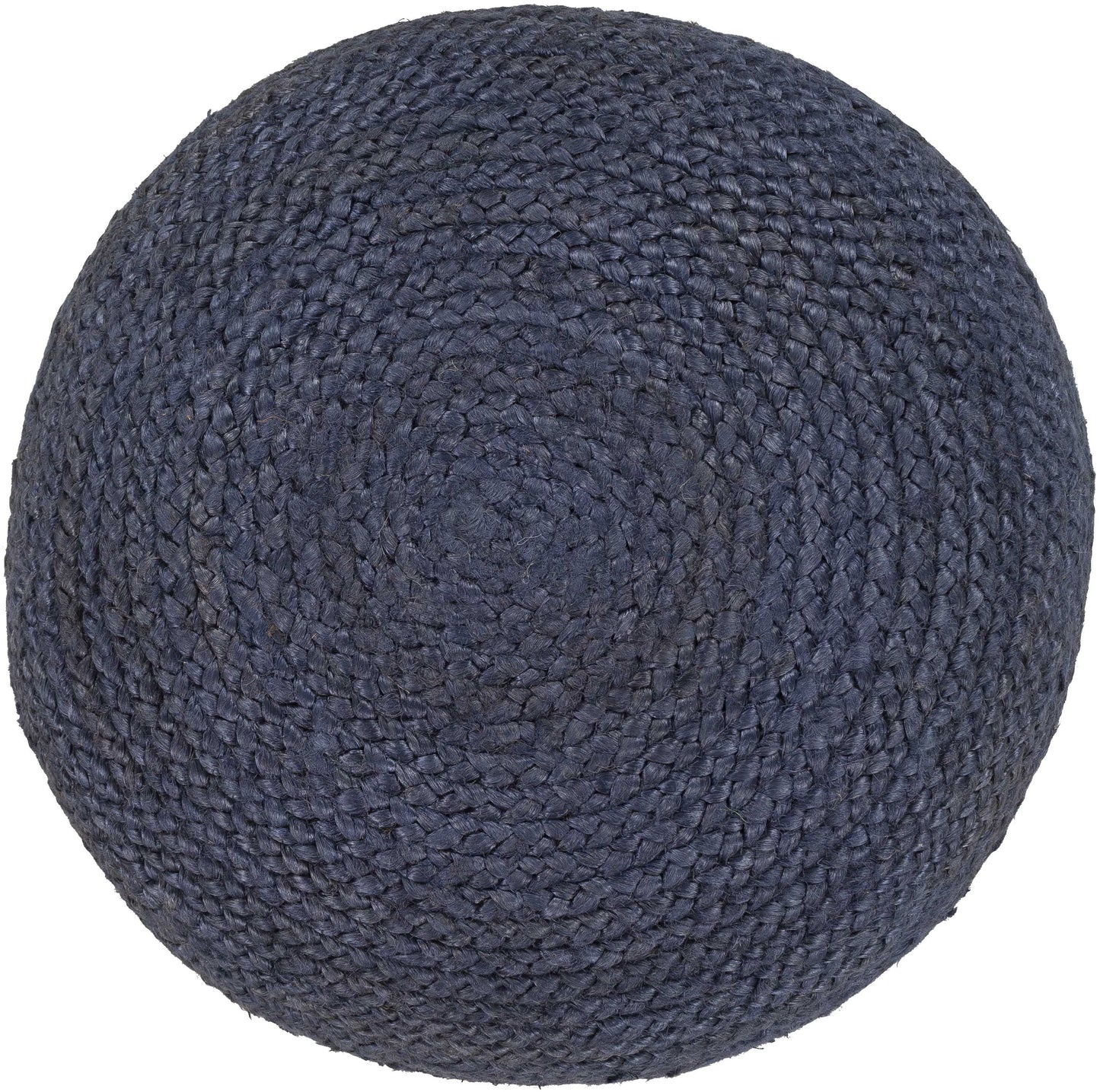 Mark& Day Pouf Ottoman - Hardegg Natural Fiber Medium Gray Round Foot Rest 16x20x20