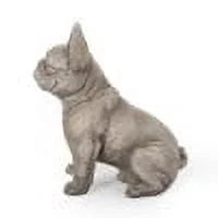 DUOSONG Dog Garden Sculpture Gray Glass Garden & Outdoor Water Fountains