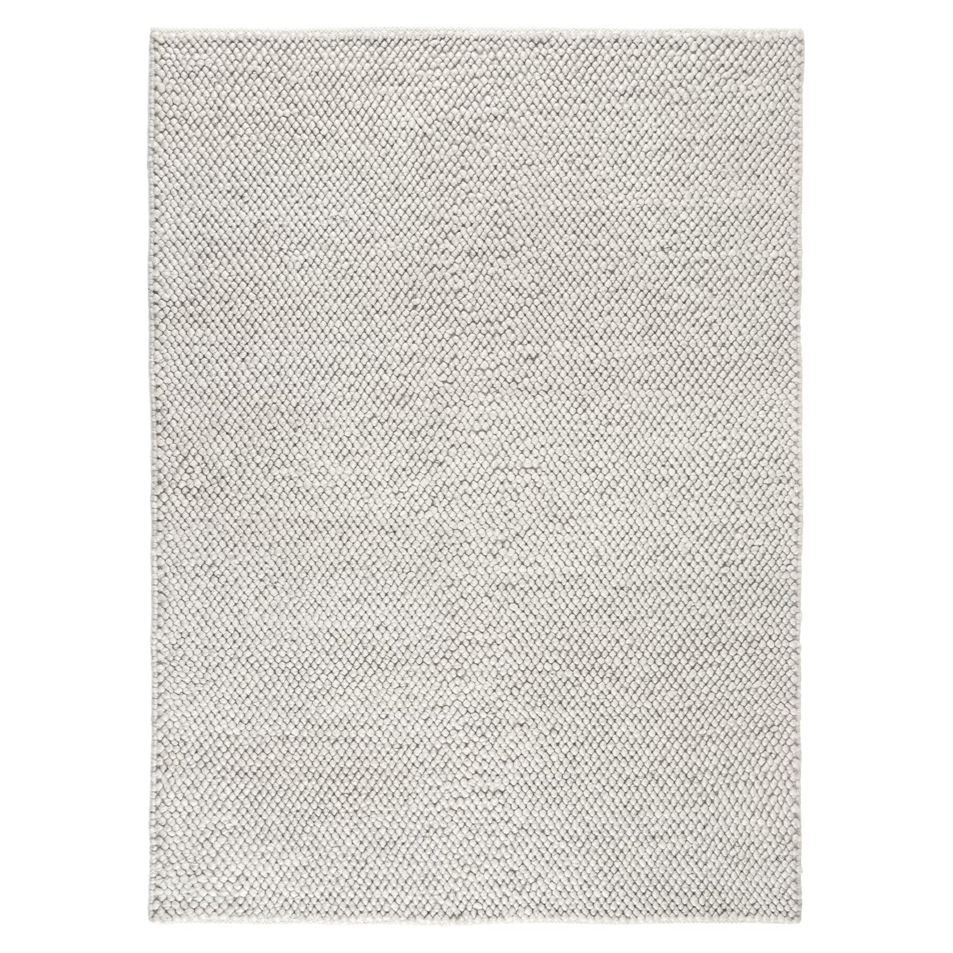 TOWN & COUNTRY TERRA Olea Bubble Texture Handcrafted 100% Wool Area Rug, Beige, 5'x7°