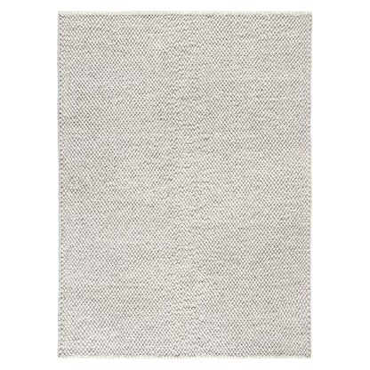 TOWN & COUNTRY TERRA Olea Bubble Texture Handcrafted 100% Wool Area Rug, Beige, 5'x7°