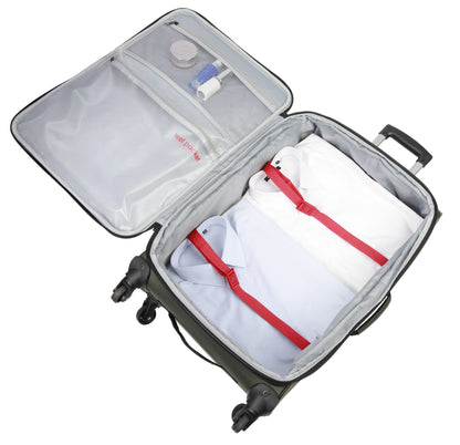 Protege 5-Piece Softside Spinner Luggage Set, Green