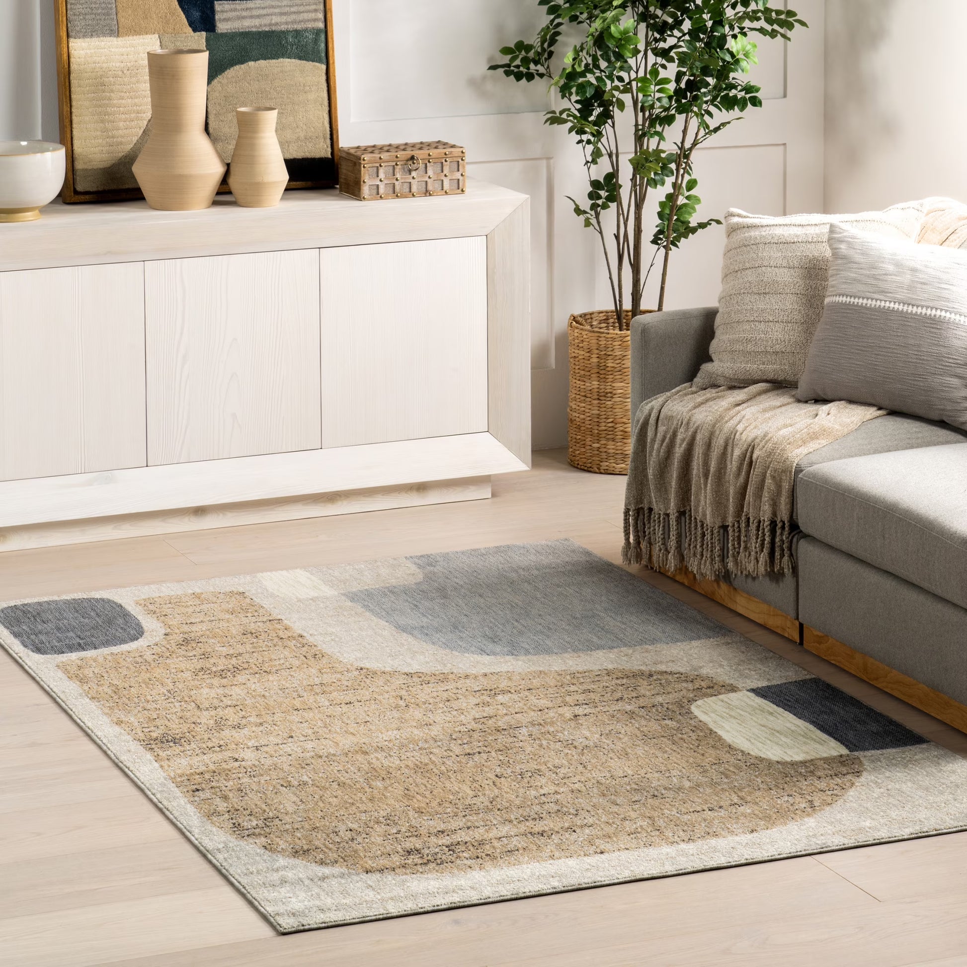 nuLOOM Ryanna Mid-Century Modern Abstract Area Rug, 2' 7" x 8', Runner, Ryanna Multicolor