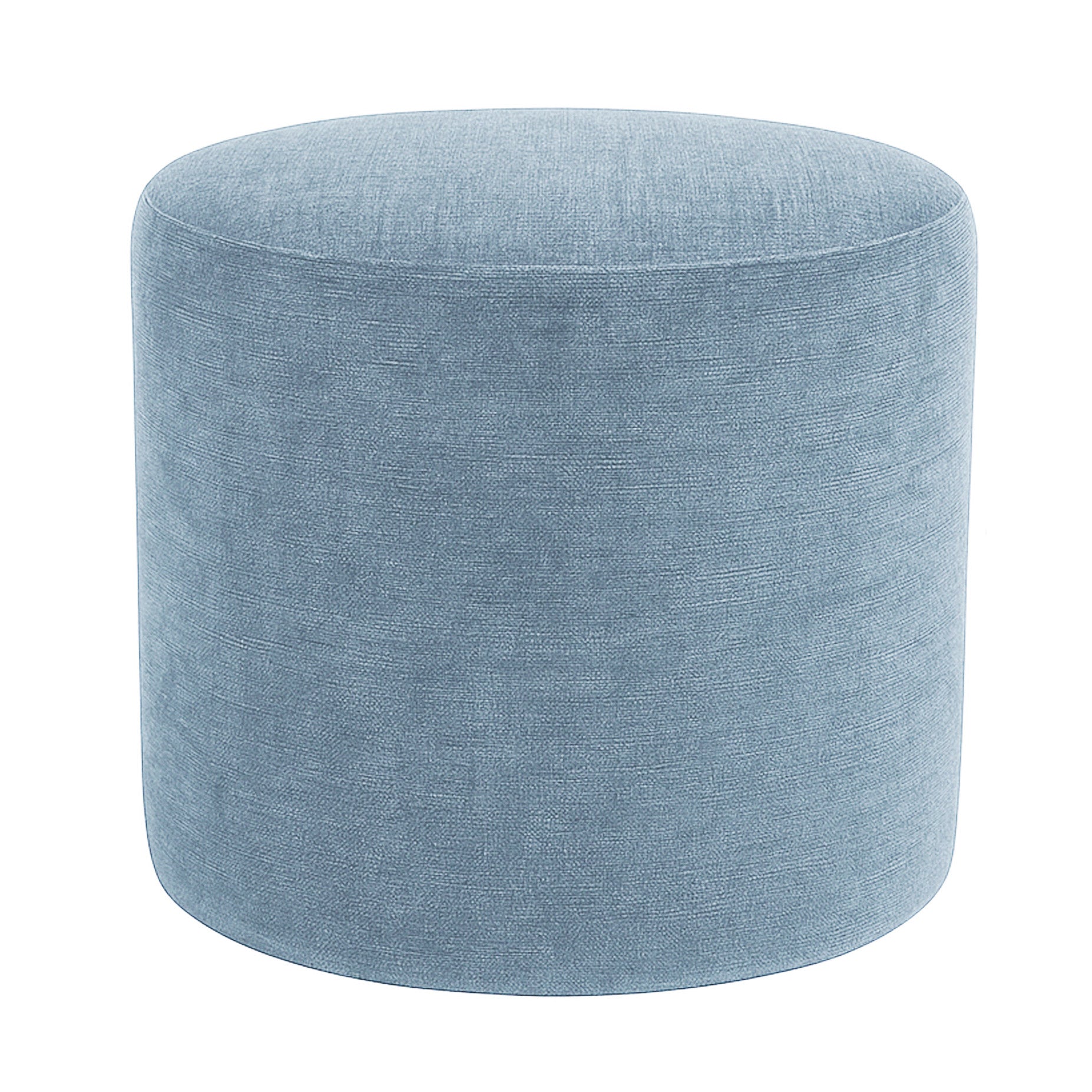 Wovenbyrd Hampton Round Pouf Ottoman