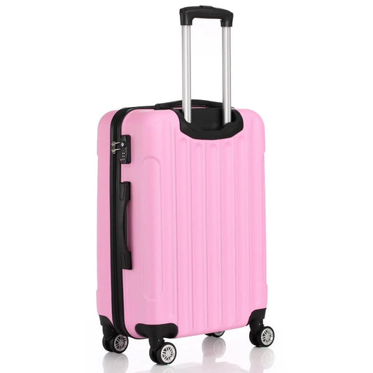 Ktaxon Lot 3 Travel Luggage Set Bag ABS Trolley Hard Shell Spinner Suitcase w/TSA Lock