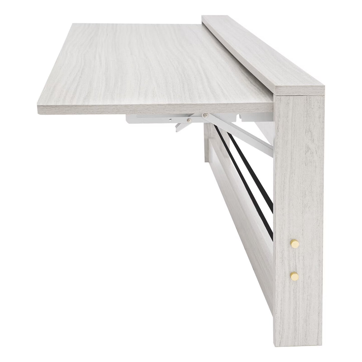 Wall-Mounted Folding Tables, Rectangular Wall-Mounted Folding Tables, Floating Tables for Study, Home Office Workstations, Bedroom, Kitchen Dining Function Hanging Tables
