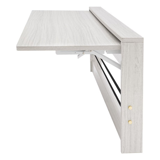Wall-Mounted Folding Tables, Rectangular Wall-Mounted Folding Tables, Floating Tables for Study, Home Office Workstations, Bedroom, Kitchen Dining Function Hanging Tables