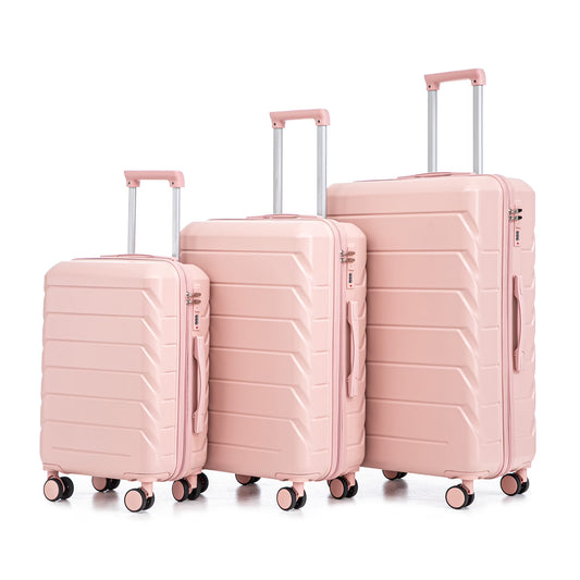 Luggage Sets 3 Piece(20/24/28), Expandable Carry On Suitcase with ABS Spinner Wheel TSA Lock