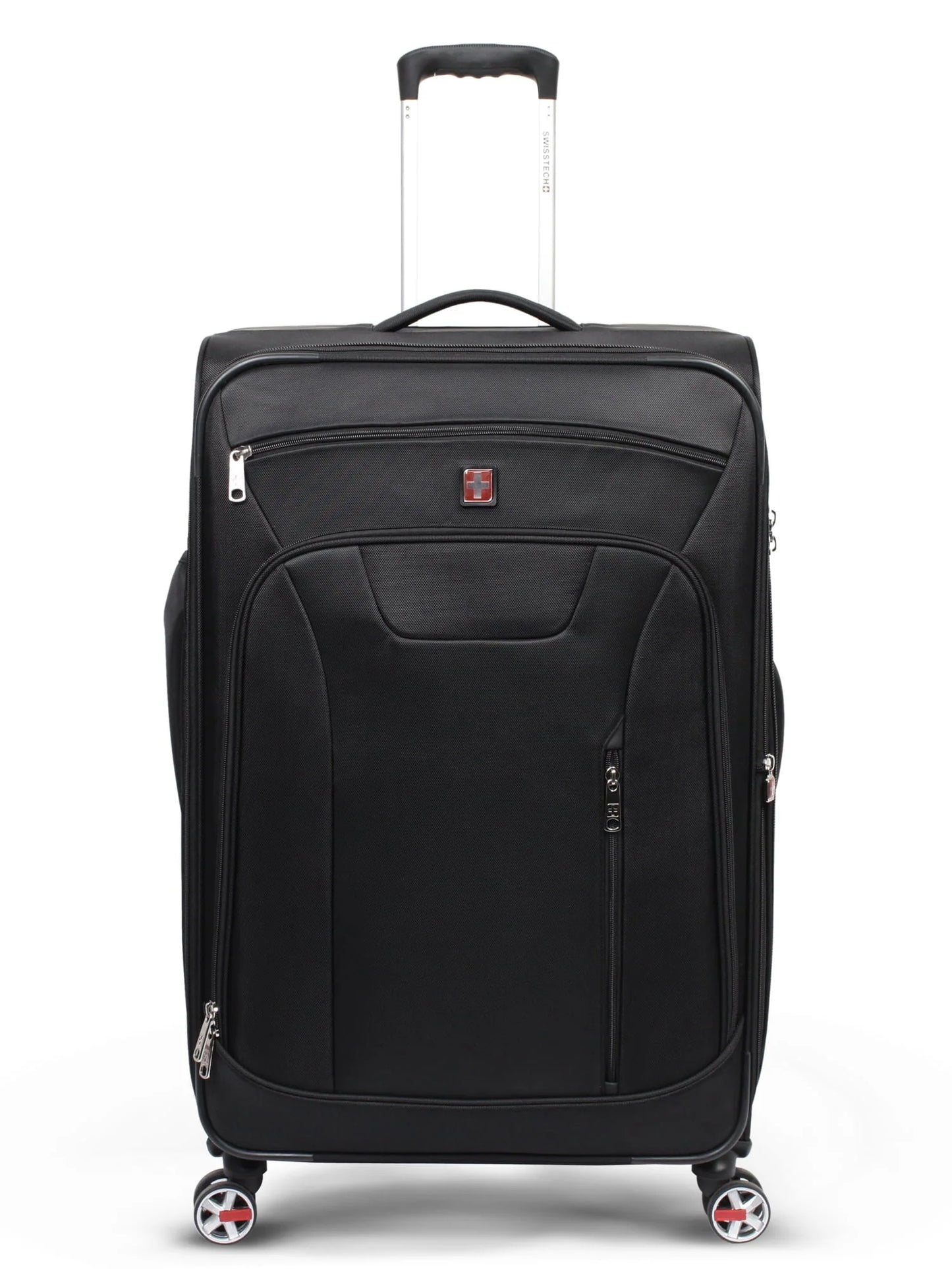 SwissTech Executive 29" 8-Wheel Softside Luggage, Black