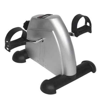 Ktaxon Portable Mini Bike Desk Exercise, Home Office Mini Peddle Bike with LCD Screen, 220 lb Maximum Weight (Silver)