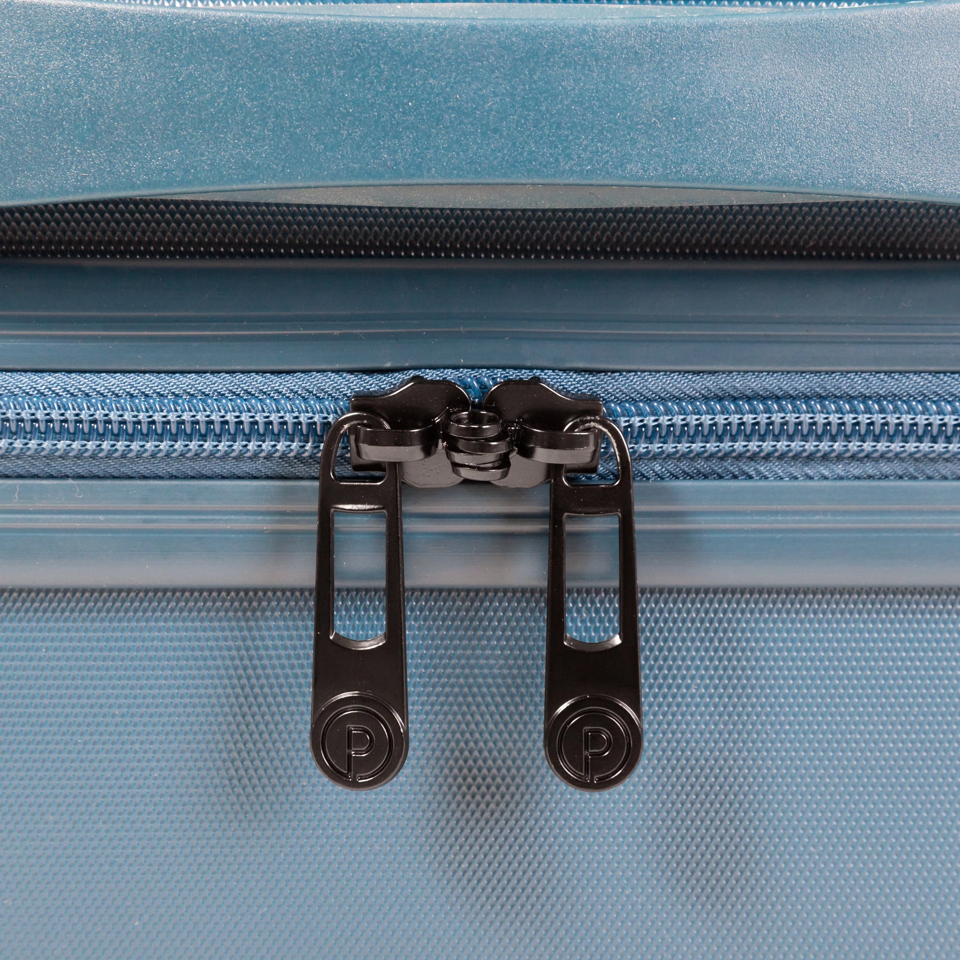 PROTEGE 2PC Hardside Luggage Set, 20" Carry-on and 25" Checked Upright Spinner Luggage, Blue