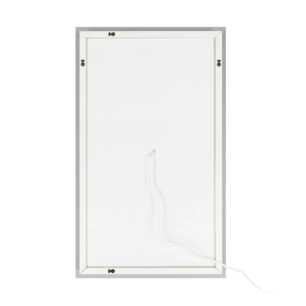 Ktaxon Anti-fog Wall Mounted Lighted Vanity Mirror LED Bathroom Mirror Anti Fog and IP67 Waterproof, Rectangle 40"x24" Silver