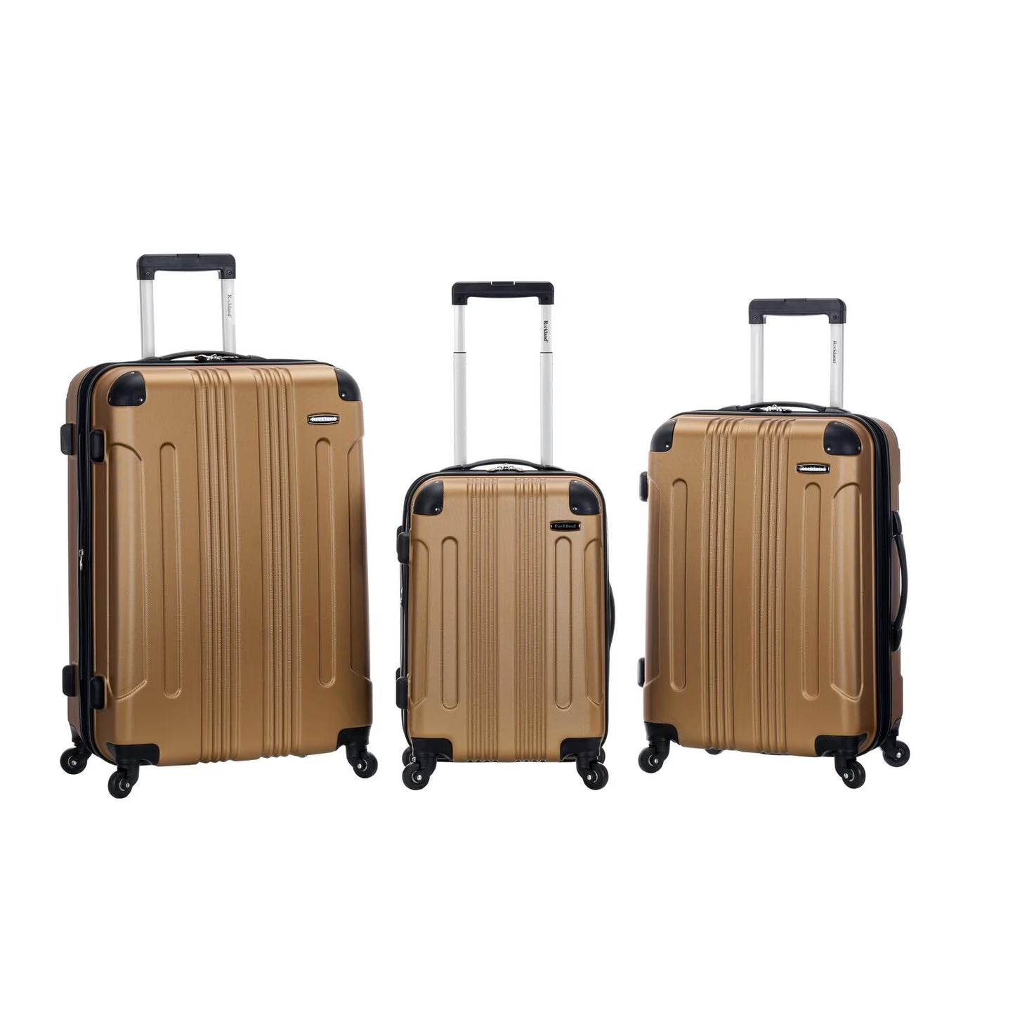Rockland Luggage Sonic 3 Piece Hardside Spinner Luggage Set, F190