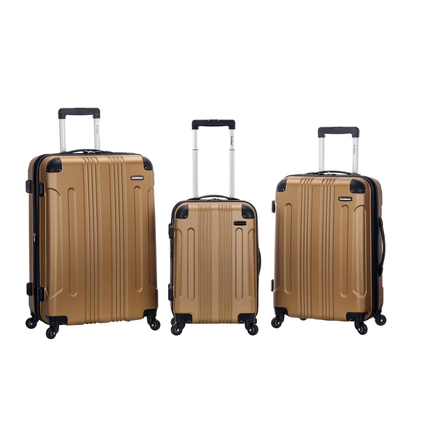 Rockland Luggage Sonic 3 Piece Hardside Spinner Luggage Set, F190