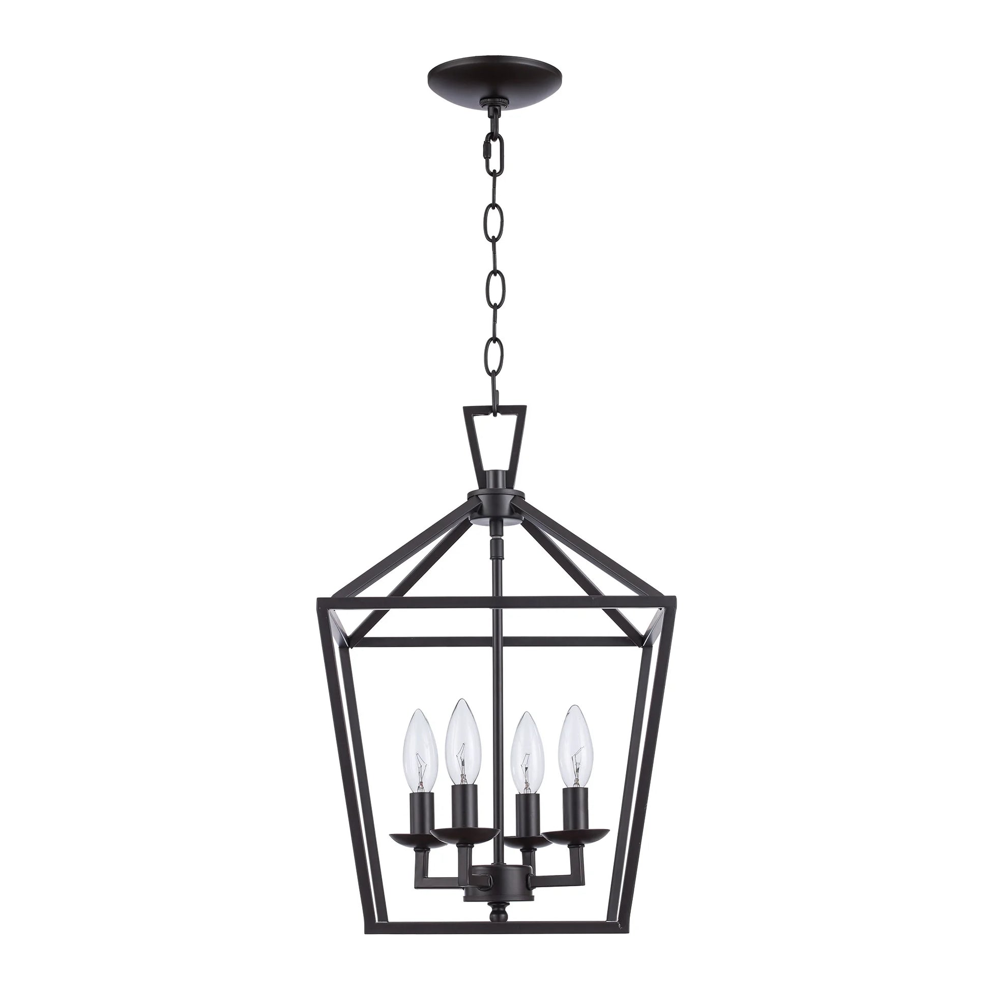 Trans Globe Lighting 10264 Lacey 4 Light 12" Wide Pendant - Chrome
