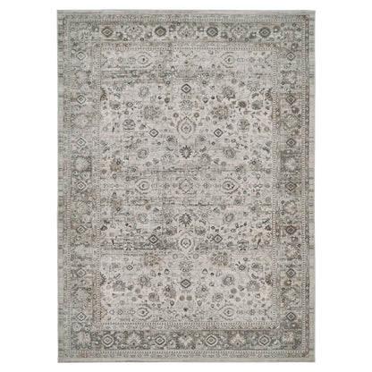 Divina Area Rug, Leona Gray, 6’6”x9’