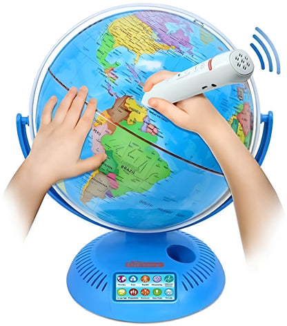Little Experimenter 9" Multicolor Geographic Globe with Interactive Smart Pen