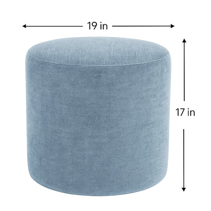 Wovenbyrd Hampton Round Pouf Ottoman