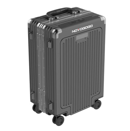 Phantomgoggo Hard Shell Carry On luggage with Front Open Laptop Compartment with Tsa Locks Suitcase with Spinner Wheels Luggage with Telescopic Handle 22 x14.5x 9 Inches