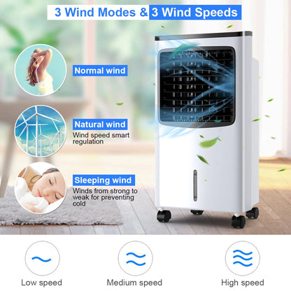 Gymax Evaporative Air Cooler Fan w/3 Modes and Speeds Home Office