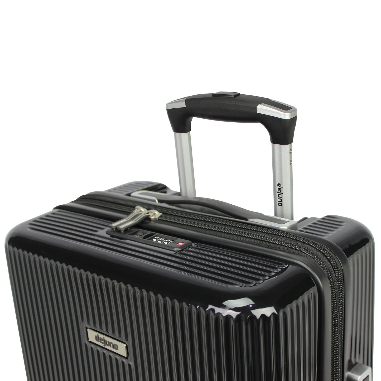 World Traveler Dejuno Monarch 30-Inch Polycarbonate Spinner Luggage - Black