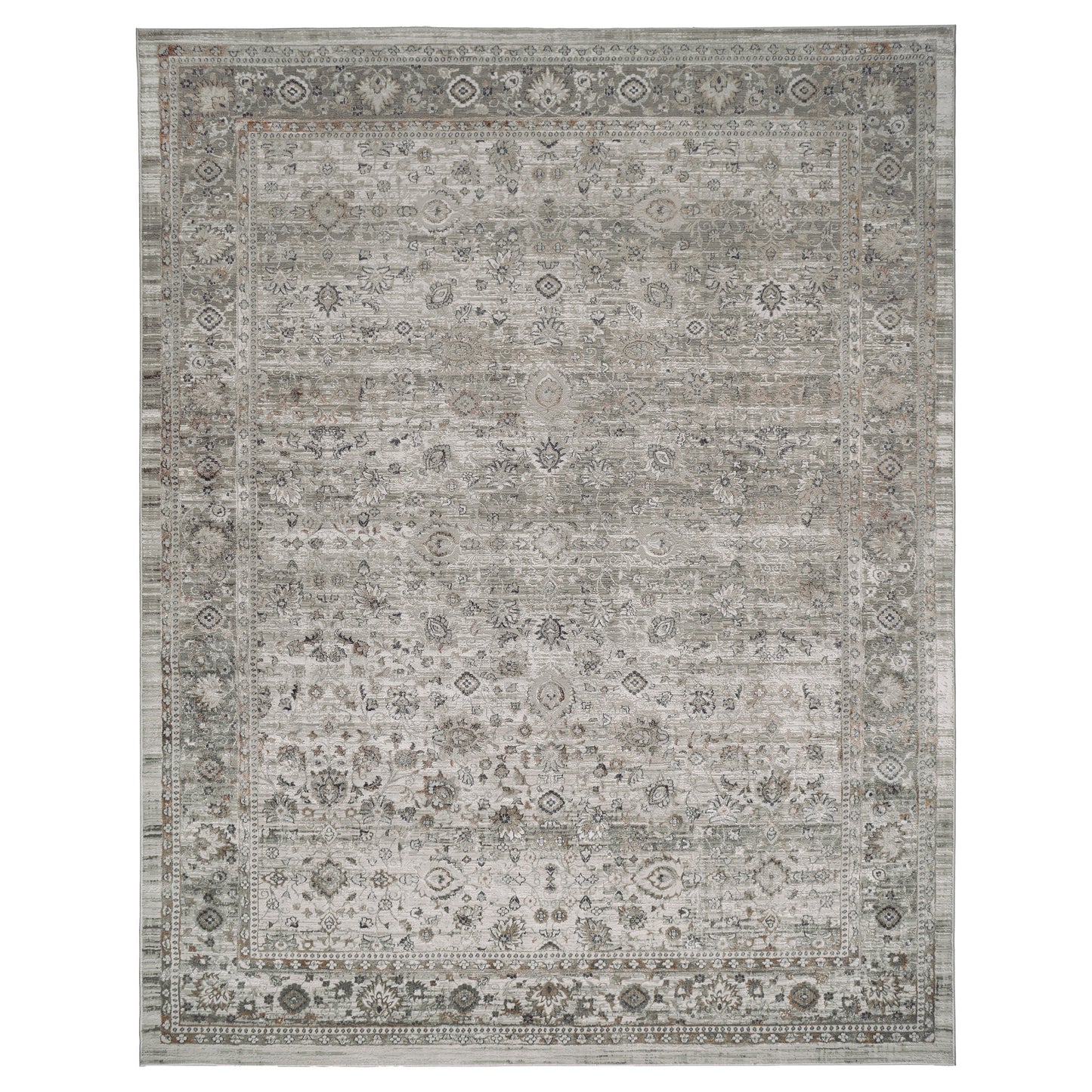 Divina Area Rug, Leona Gray, 7’10”x10’